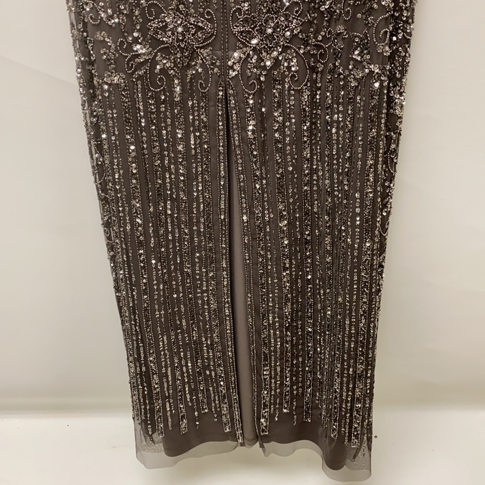 Adrianna Papell plus size off shoulder gown - Picture 10 of 13